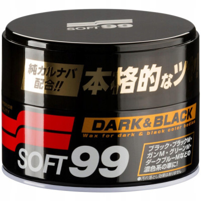 Soft99 Dark & Black Wax 300g - twardy wosk do ciemnych lakierów Soft99 Dark & Black Wax 300g - twardy wosk do ciemnych lakierów