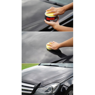 Soft99 Dark & Black Wax 300g - twardy wosk do ciemnych lakierów Soft99 Dark & Black Wax 300g - twardy wosk do ciemnych lakierów