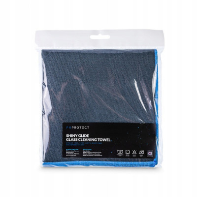FX Protect Shiny Glide Glass Cleaning Towel - bezpyłowa mikrofibra do szyb FX Protect Shiny Glide Glass Cleaning Towel - bezpyłowa mikrofibra do szyb