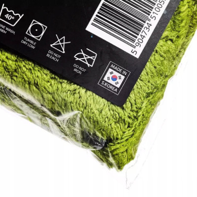 FX Protect Grassy Green Boa 40x40cm 500gsm - mikrofibra bezszwowa do docierania qd, sealntów, wosków