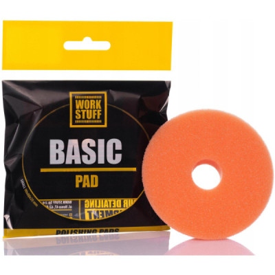 Work Stuff Basic Pad One Step 80/90 mm - średnio twardy pad polerski Work Stuff Basic Pad One Step 80/90 mm - średnio twardy pad polerski