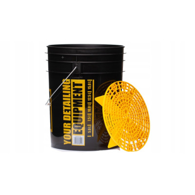 Work Stuff Detailing Bucket Black Rinse + Separator 20L - wiadro detailingowe z separatorem
