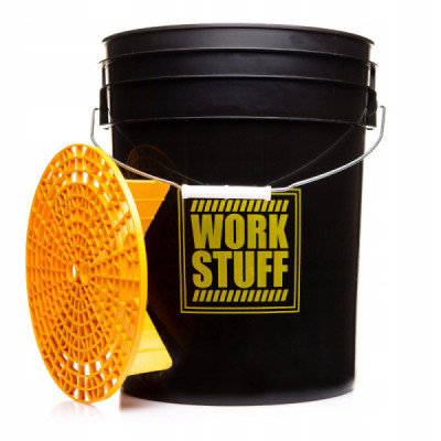 Work Stuff Detailing Bucket Black Rinse + Separator 20L - wiadro detailingowe z separatorem