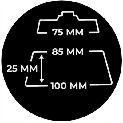 ADBL Roller Hard Cut DA 75 mm - twardy pad polerski ADBL Roller Hard Cut DA 75 mm - twardy pad polerski