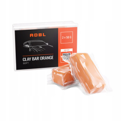 ADBL Clay Bar Orange 2szt 50g - miękka glinka lakiernicza ADBL Clay Bar Orange 2szt 50g - miękka glinka lakiernicza