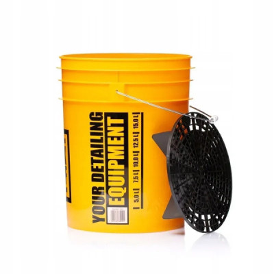 Work Stuff Detailing Bucket Yellow Wash + Separator 20L - wiadro detailingowe z separatorem