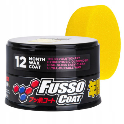 SOFT99 Fusso Coat 12 Months Dark Wax - wosk do ciemnych lakierów SOFT99 Fusso Coat 12 Months Dark Wax - wosk do ciemnych lakierów