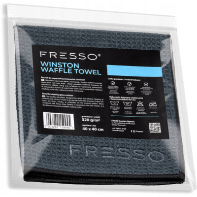Fresso Winston Waffle Towel 40x40 cm - mikrofibra waflowa do powierzchni szklanych Fresso Winston Waffle Towel 40x40 cm - mikrofibra waflowa do powierzchni szklanych