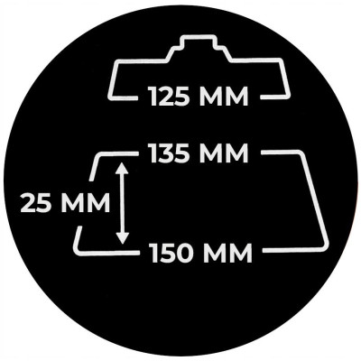 ADBL Roller CUT DA 75 mm -twardy pad polerski ADBL Roller CUT DA 75 mm -twardy pad polerski