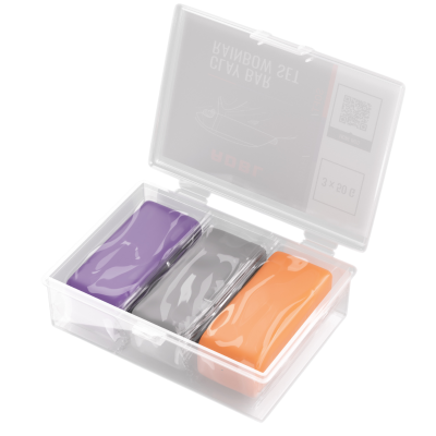 ADBL Clay Bar Rainbow Set - zestaw glinek lakierniczych o 3 twardościach ADBL Clay Bar Rainbow Set - zestaw glinek lakierniczych o 3 twardościach
