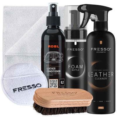 Fresso Full Leather Set 500ml - zestaw do czyszczenia i pielęgnacji skóry Fresso Full Leather Set 500ml - zestaw do czyszczenia i pielęgnacji skóry