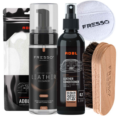 Fresso Leather Set 150ml - zestaw do skóry - czyszczenie i impregnacja Fresso Leather Set 150ml - zestaw do skóry - czyszczenie i impregnacja